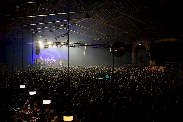 Audience and band in perfect harmony – concert photographer in Bern capturing live energy